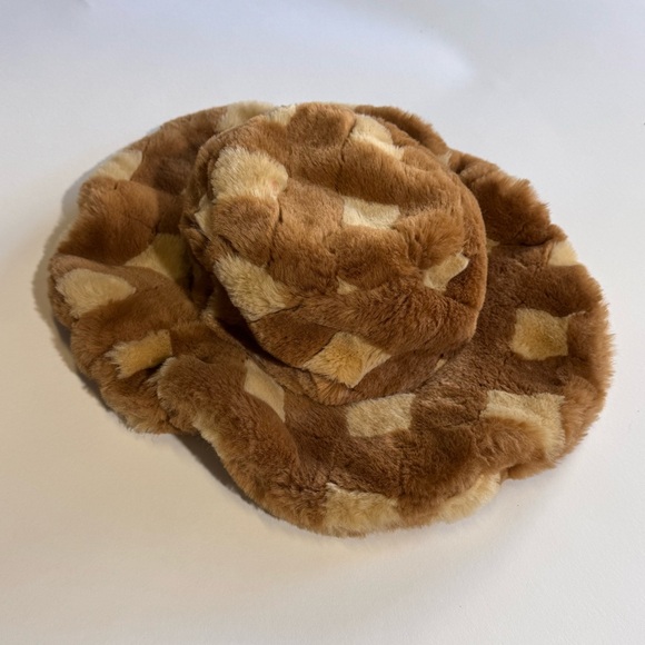 Goorin Bros Accessories - Y2K Goorin Bros Brown Faux Fur Floppy Wide Brim Hat